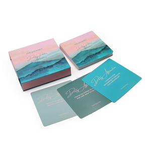 Free Samples Print <strong>Positive</strong> Thoughts Mindfulness Cards Custom Logo Children Affirmation-Cards - Product Image 5