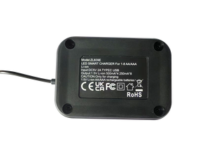 LED göstergesi ile 8 yuvaları 1.5V lityum pil şarj cihazı AA/AAA akıllı pil şarj cihazı pil şarj cihazı USB-C hızlı şarj - Product Image 6