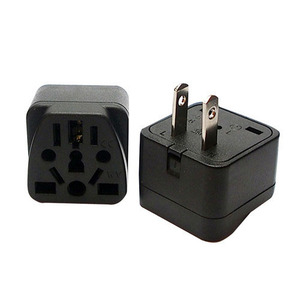 Materiales Abs respetuosos con el medio ambiente, enchufe de prevención de caídas, enchufe multifuncional de 2 planos a 3 pines - Product Image 2