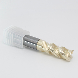 国产硬质合金粗加工立铣刀，带侧面磨削设计，用于深腔加工的钨数控刀具 - Product Image 1