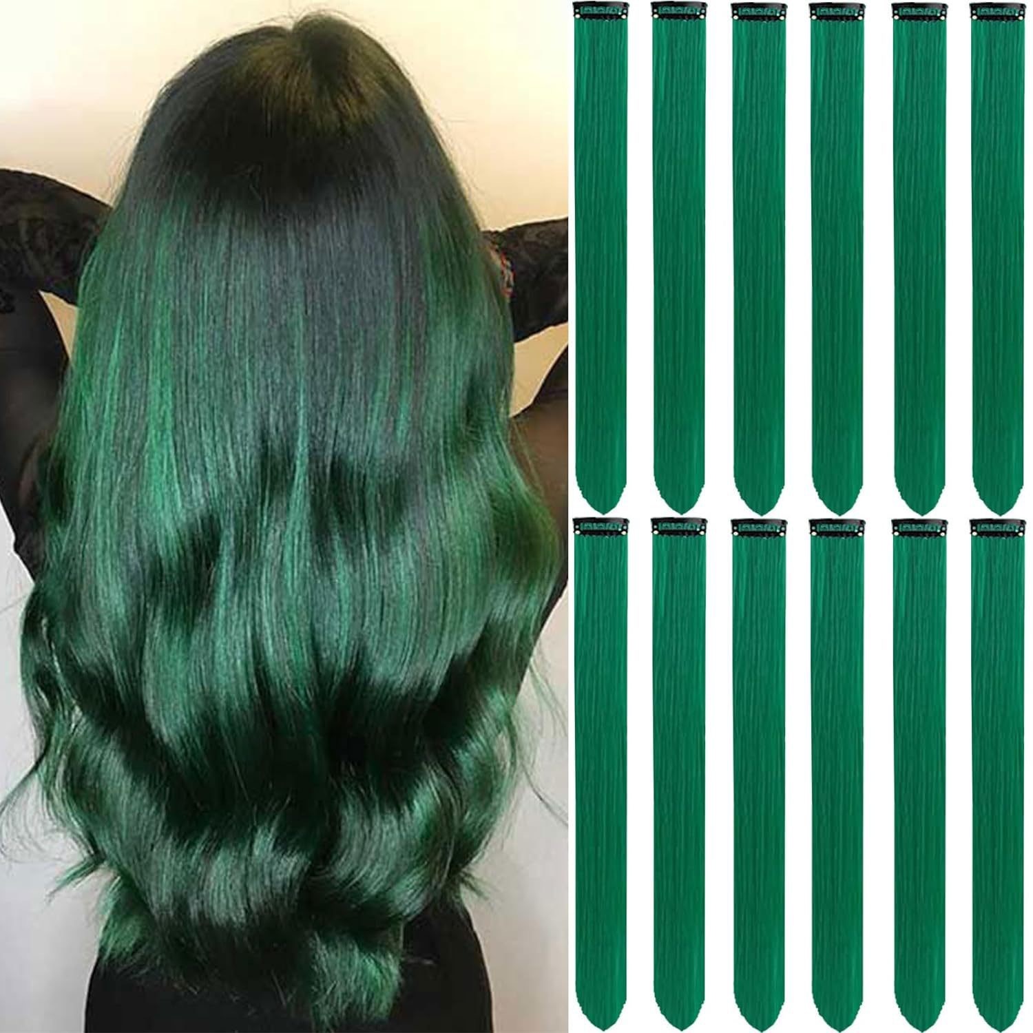 10 pcs-dark green