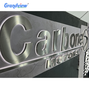 Tường ngoài trời Logo Led kênh chữ công ty signage LED 3D thư chiếu sáng dấu hiệu LED Đăng Board cho cửa hàng đăng ký - Product Image 4