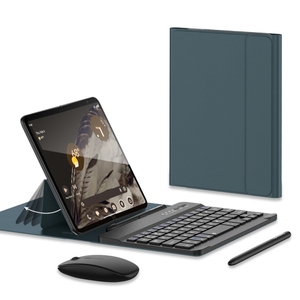 Funda para tableta para Google Pixel Fold Gear ajuste teclado con bolígrafo + Ratón + Funda de cuero - Product Image 1