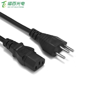 สายไฟสวิส1.5ม. 3ม.,สายไฟ IEC C13สำหรับต่อ PC เครื่องพิมพ์จอคอมพิวเตอร์โปรเจคเตอร์ LG TV วิทยุ50ชิ้น