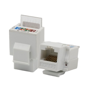 RJ45 UTP 5e类/6类/6a类/78p8c类90度网络以太网模块化梯形插孔DP-KJ-8023 - Product Image 1