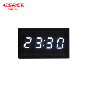 DC5V/9V/12V Digitaluhr Großes Display Elektronische Uhr für leuchtendes Armaturen brett Motorrad YB27T LED-Anzeige Digitaler Timer - Product Image 6