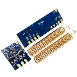Kit de módulo de RF ASK 433MHz, Transmisor RF STX882 + receptor RF SRX882, 2 uds. De antena helicoidal para Kit 433 - Product Image 2