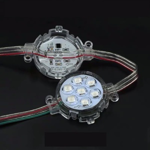 Rgb Pixel Christmas Ws2811 Led Pixel luci modulo nodo stringa 12V Rgb Led luci Pixel indirizzabili singolarmente - Product Image 2