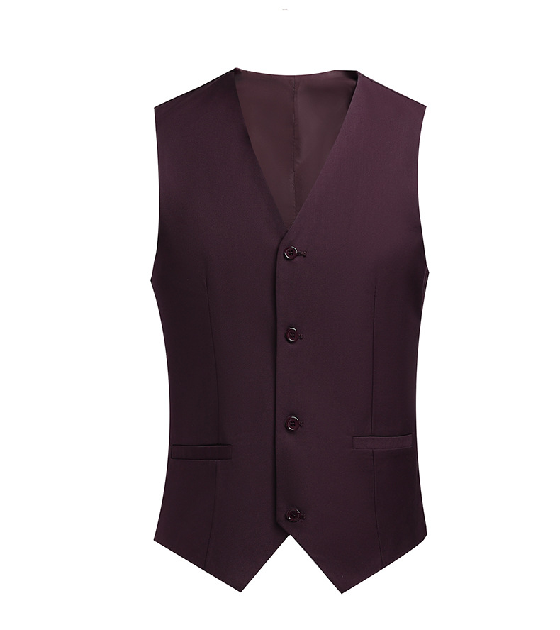Gilet bordeaux coloré