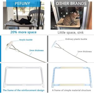 Multifunctional <strong>Cat</strong> Bed That Can Bask in the Sun and <strong>Provide</strong> a Panoramic Window Hammock