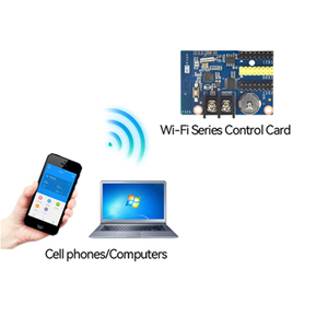 HD-W04 <strong>LED</strong> <strong>Display</strong> <strong>Controller</strong> Single Dual Color WiFi <strong>Controlled</strong> Asynchronous <strong>System</strong> <strong>Wirelessly</strong> Sends Content From Mobile Phone - Product Image 4