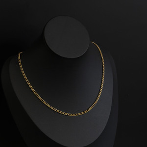 Küçük basit altın kaplama düğme zincir kolye ve bilezik moda aksesuar için düzleştirilmiş vakıf DIY aksesuar bağlantı - Product Image 5