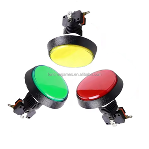 Interruttore a pulsante multicolore 12V 60mm per giochi di macchine per gru Arcade - Product Image 5