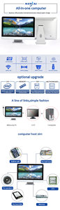 27 pollici tutto in un Computer Desktop PC, Intel Core processore I3/I5/I7 opzionale, Full HD Display Touchscreen Win11 - Product Image 6