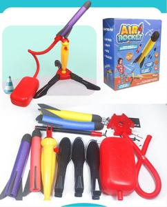 เครื่องยิงจรวดโฟมของเล่นกระโดดจรวดสำหรับเด็ก