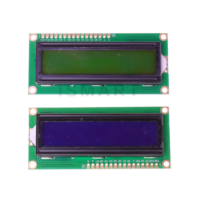 1602จอแสดงผล LCD 16X2ตัวอักษรโมดูล HD44780 Controller สีเหลืองสีเขียวหน้าจอ LCD1602 LCD Monitor 1602 5V