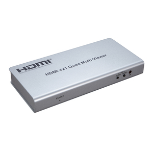 4K Multi Viewer Splitter 4x1 Quad Screen Real Time Multi Viewer <strong>4</strong> in <strong>1</strong> Seamless <strong>Switcher</strong> Switch with IR 1080P