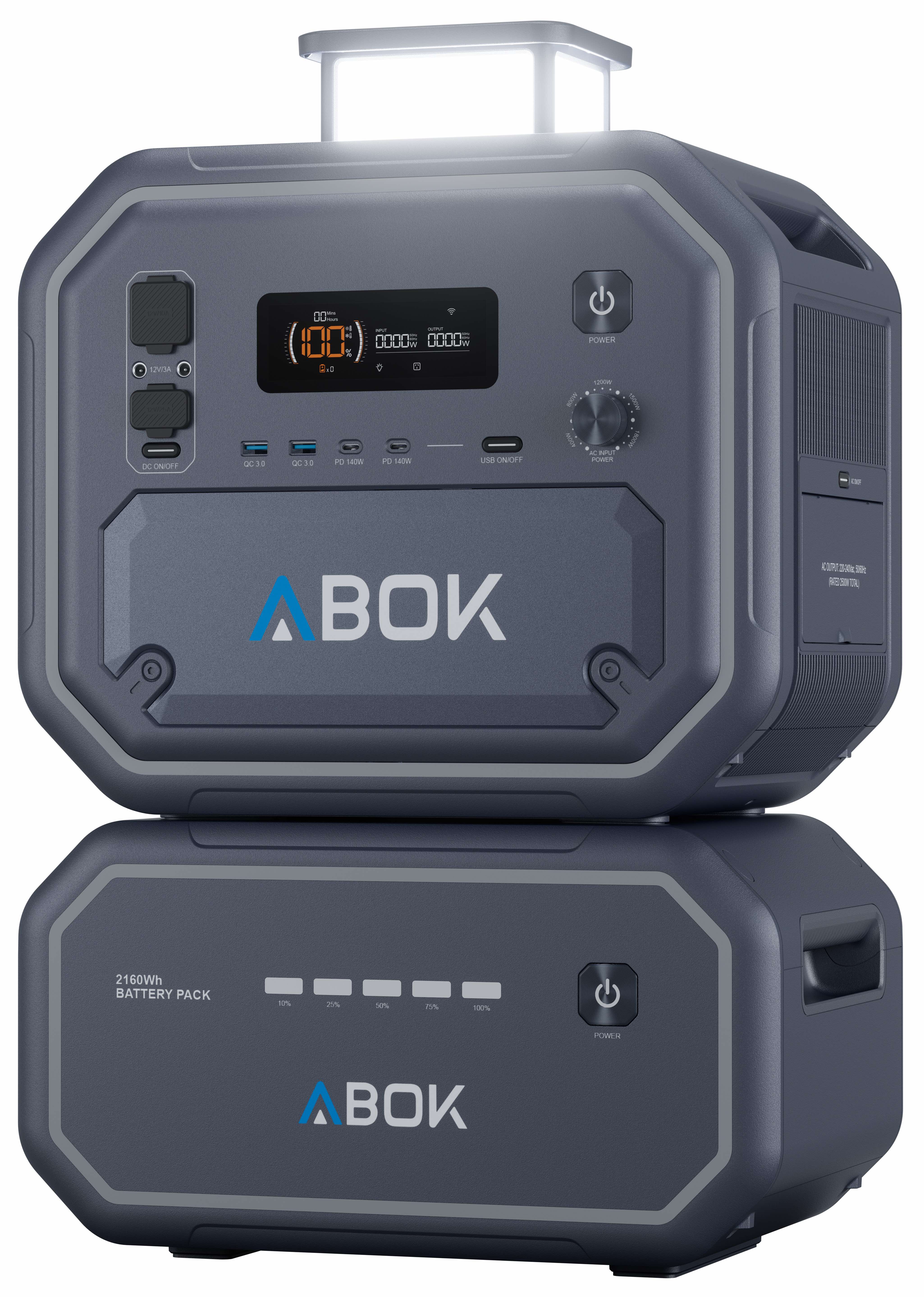 Ark2500 with 1 pc Ark2500E (2x2160Wh)