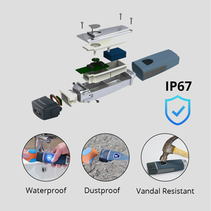 Compre ahora Lector de autenticación IP a prueba de agua IP67 de alta precisión Guard Tour Patrol System Solution Software para Guard Monitoring - Product Image 5