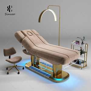 Di alta qualità Spa trattamento riscaldato lettino da massaggio vibrante salone di bellezza medico sedia viso letto elettrico lettino da massaggio - Product Image 1