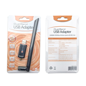 高速 WIFI USB 适配器 1200Mbps USB 3.0 双频无线 usb 适配器的笔记本电脑 - Product Image 5