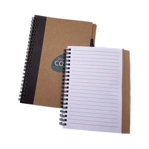 Spiral <strong>Notebook</strong> Kraft Cardboard Cover A5 With Pen Mini <strong>Notebook</strong> With Pen A7 Custom <strong>Notebook</strong> With Pen - Product Image 5