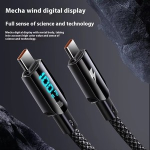 2025新设计60w超快速充电器Usb c电缆100W锌合金材料5A c型至c型Usb充电电缆PD30W - Product Image 5