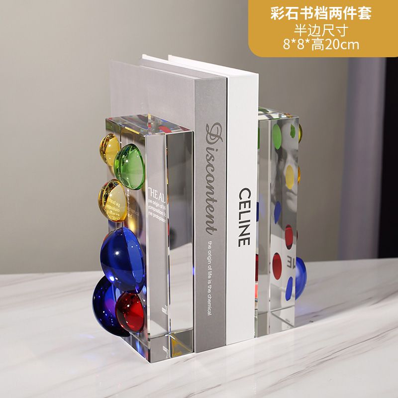 Colored Stone Book Rest Set