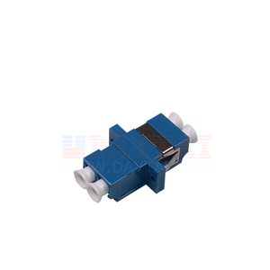 Duplex <strong>LC</strong> Optical Adapter <strong>DX</strong> Dual Core <strong>LC</strong>/UPC Fiber Adapter with Flange - Product Image 1