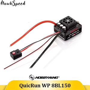 HOBBYWING QuicRun WP 8 bl150 G2 3-6S 150A Brushless ESC per 1/8 RC modello auto LCD LED ESC programma Card accessori Buggy - Product Image 2