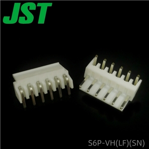 3.96mmVHヘッダーJST S6P-VH(LF)(SN) 天然ワイヤー対ボードサイドタイプ6ピンヘッダー