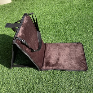 Islamitische Moslim Bidden Kleed Sajadah Reizen Opvouwbare Meditatiemat Met Rugleuning En Zak - Product Image 5