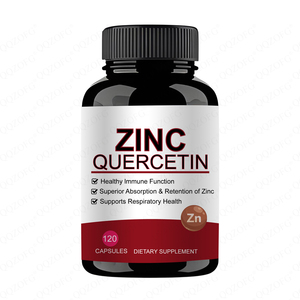 OEM Support Healthy <strong>Immunity</strong> and Respiratory Health Minerals Supplement Zinc Quercetin Capsules Zinc Capsules for Asult - Product Image 2