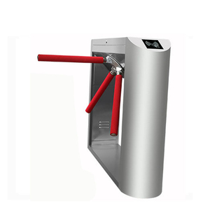 Hochs icherheit 304 Edelstahl Fußgänger Eingang und Ausgang QR-Code RFID-Karte Zugangs kontroll system Stativ Drehkreuz für Büro - Product Image 4