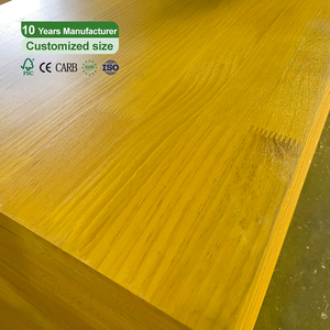Màu vàng không thấm nước 2000x500x21mm 3 lớp thông gỗ ván ép Bảng điều khiển triply Bảng điều khiển ván khuôn ván ép 21mm - Product Image 1