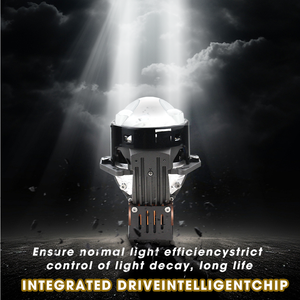 Özelleştirme yüksek kalite 180W 12V 3 inç 12 cips çift Lens 3 reflektör bardak Biled projektör otomatik LED lensler - Product Image 2