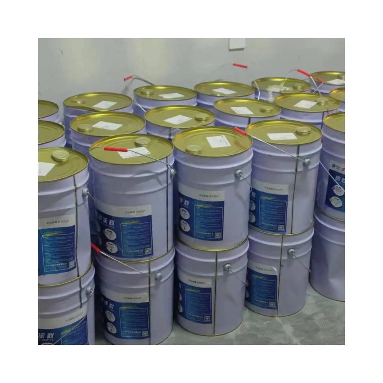 Fabricant de peinture sans COV auto-nivelante anti-corrosive flocon époxy époxy pour revêtement de sol