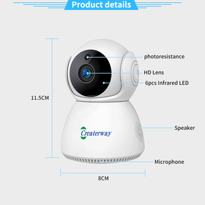 Hot Online V380 APP 1080p 3mp Smart Home Security Camera Wireless CCTV WiFi with Night Vision for Indoor <strong>Use</strong> CMOS <strong>Sensor</strong> - Product Image 4