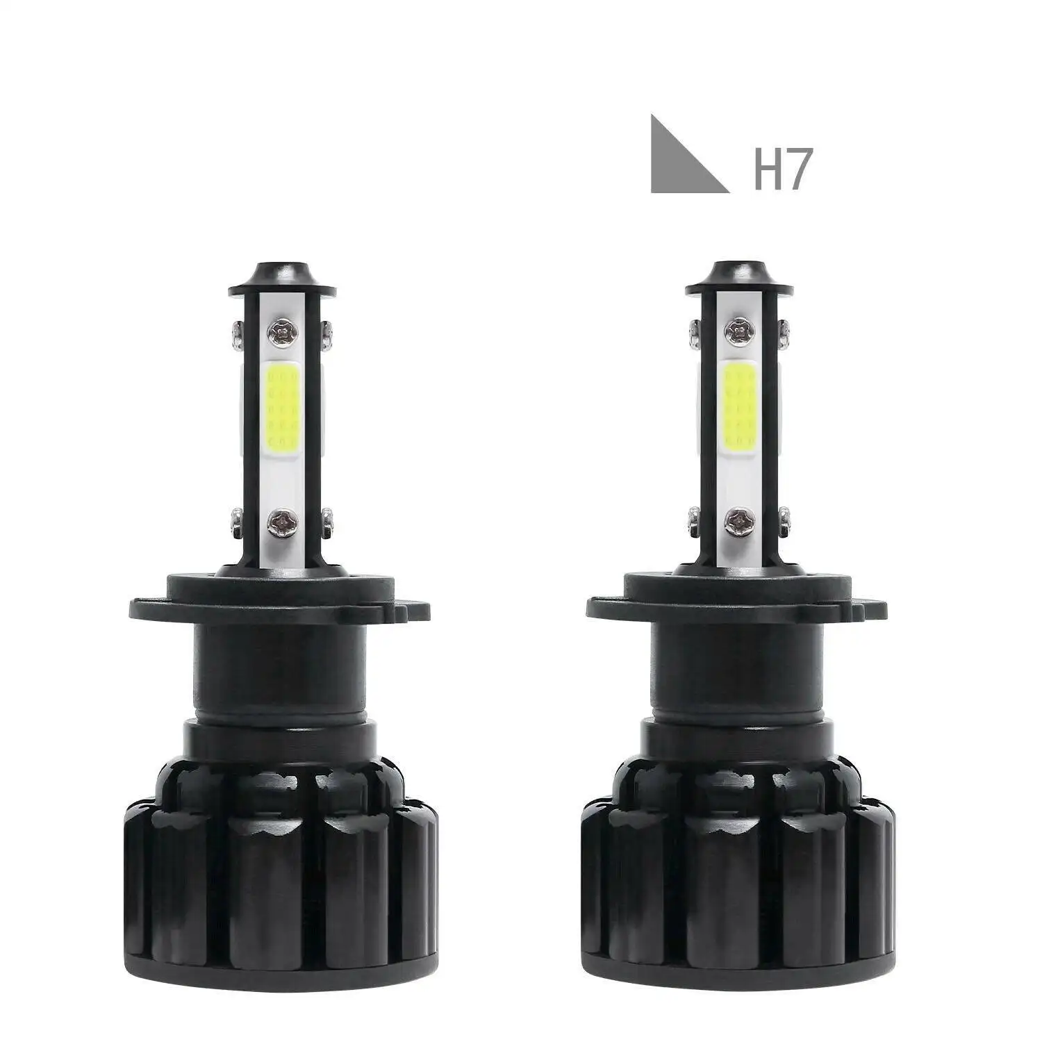 4-Zijden H7 Led Koplamp Hoge Lage Mistlamp Kits High Power Lampen 6500K Canbus