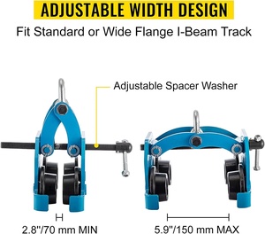 5 Ton el itme arabası kiriş arabası tek Powered arabası monoray kaldırma - Product Image 4