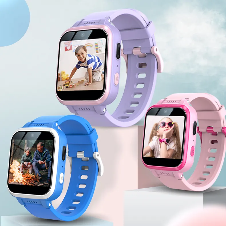 Reloj inteligente para niños, pulsera con cámara Dual y pantalla táctil IPS a Color de 1,54 pulgadas, gran regalo