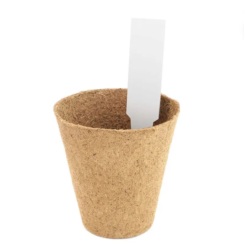 Ensemble de gobelets en pâte à papier biodégradable biologique Kit de pots de fleurs pour semis d'intérieur en gros