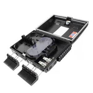 16 Core nero impermeabile per esterni completamente configurato con scatola di terminazione in fibra ottica con Pigtail SC/APC - Product Image 4