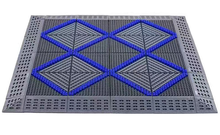 grey+Blue single brush