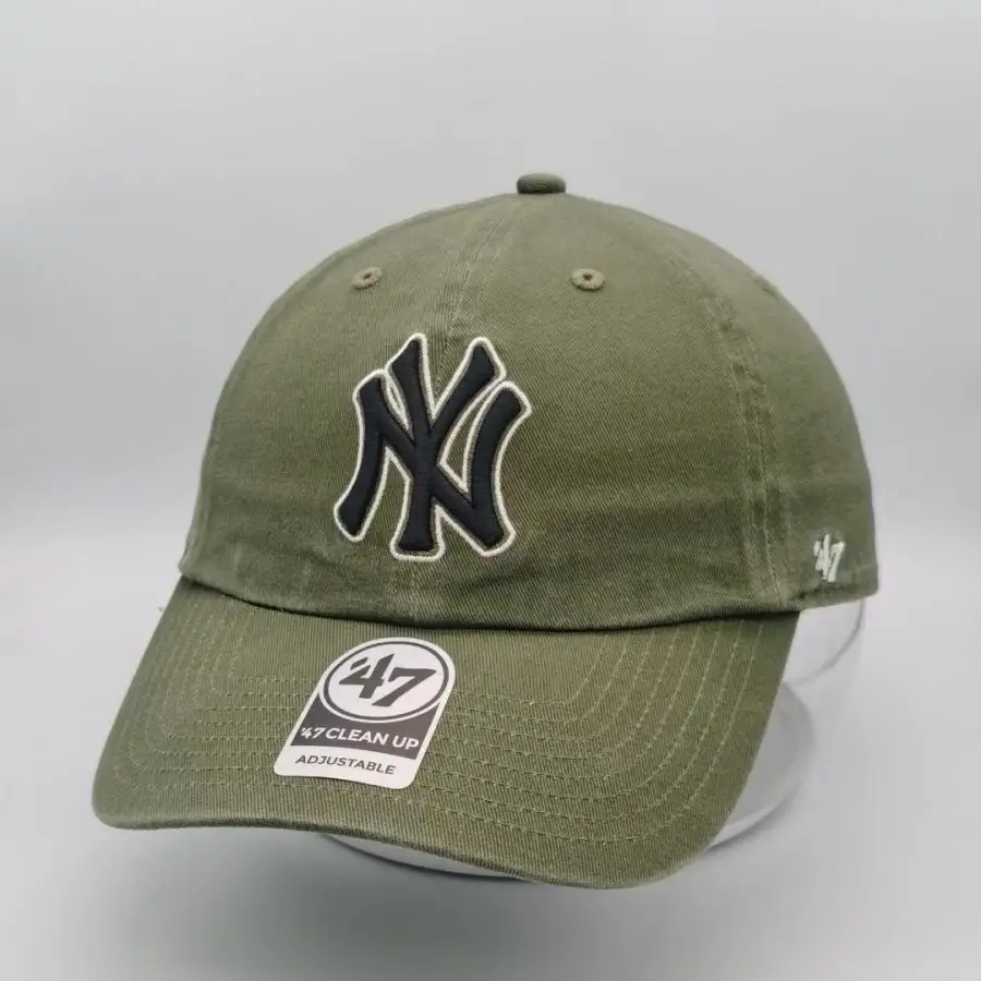 2024 Hot Style personnalisé broderie logo lavage étiquettes fabricant unisexe casquette de baseball 6 volets haute qualité New York Yankee papa chapeau