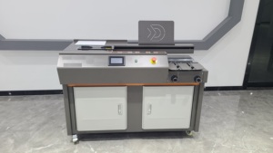 Macchina per rilegare la colla perfetta anteriore C20 con colla laterale con schermo base da 7 pollici automatico, lunga durata, meno scarti di carta - Product Image 6