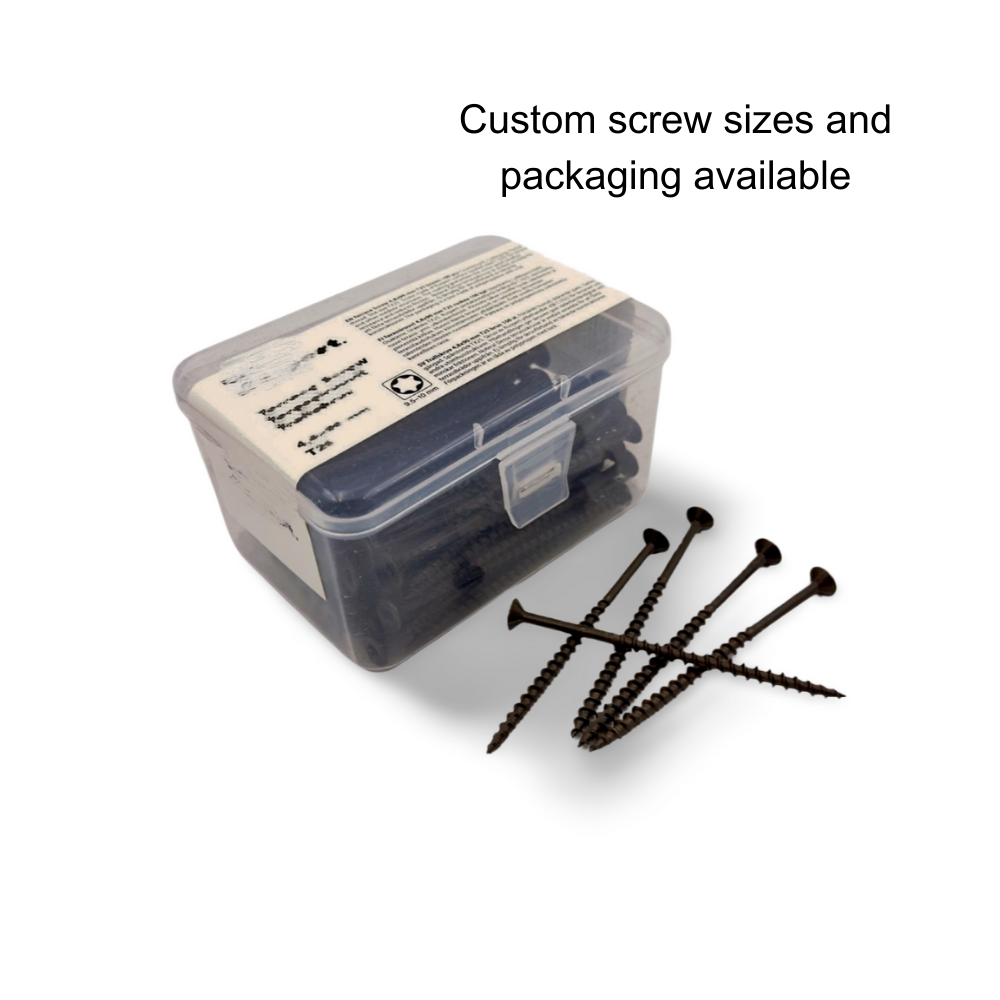 Flat Head Tapping Screw Black