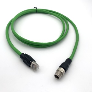 SVLEC IP67สายเคเบิลอีเธอร์เน็ตอุตสาหกรรม M12 X รหัสถึง RJ45สายเคเบิลสื่อสารข้อมูล - Product Image 4