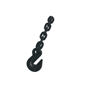 アイ/クローフック付きクラス<span class=keywords><strong>80</strong></span>ブラックチェーンラッシングチェーンフック付きトランスポートチェーン