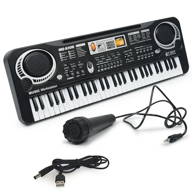 61 touches multifonctionnel rechargeable piano clavier jouet jouets en gros instrument de musique enfants pianos à vendre